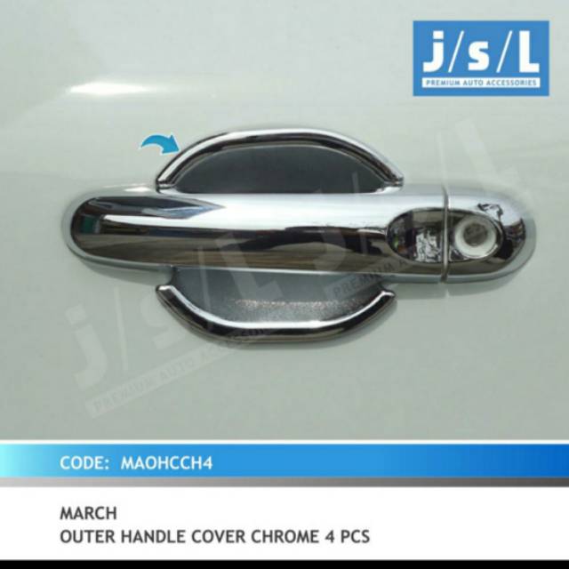 Outer mangkok Nissan March chrome jsl