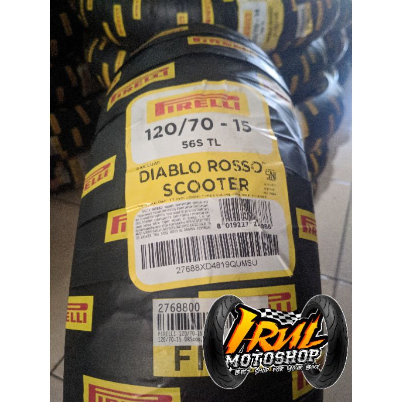 Ban Pirelli Diablo Rosso Scooter 120/70-15