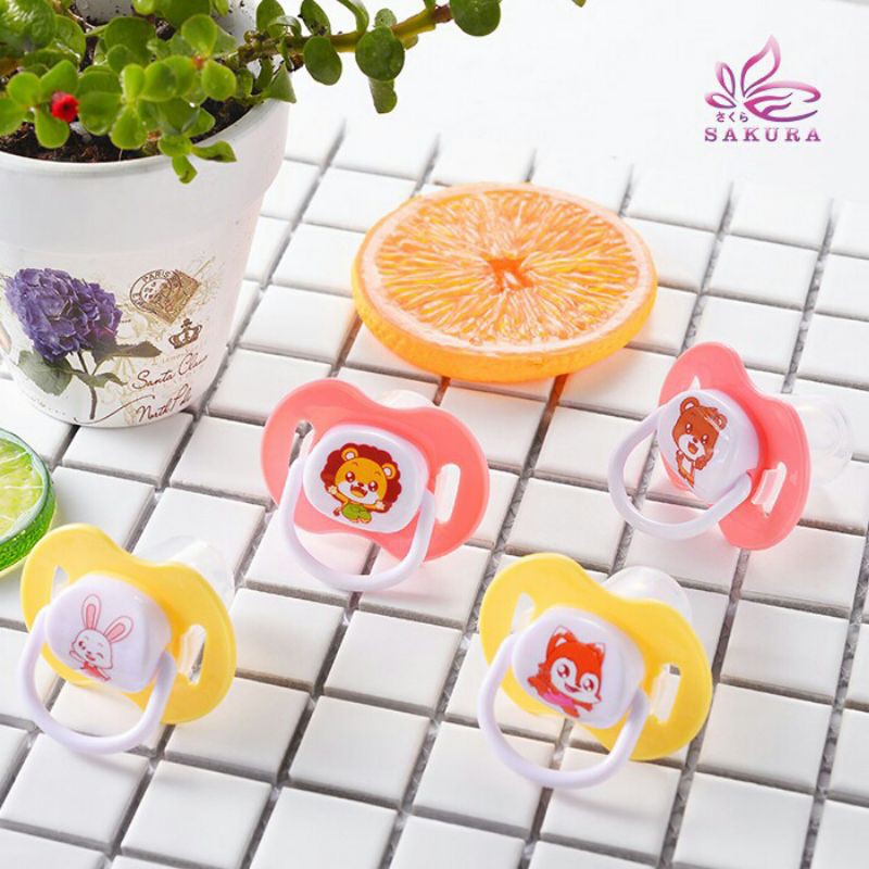 EMPENG PACIFIER BAYI 2PCS + RANTAI BOX