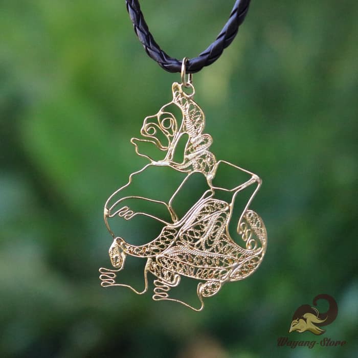 Liontin Emas Wayang Semar 6 cm