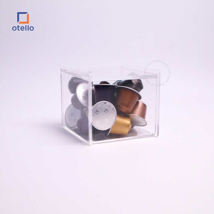 Nespresso Capsule Holder Box Kapsul Kopi Acrylic Kotak Wadah Coffee Otello Organizer Dapur