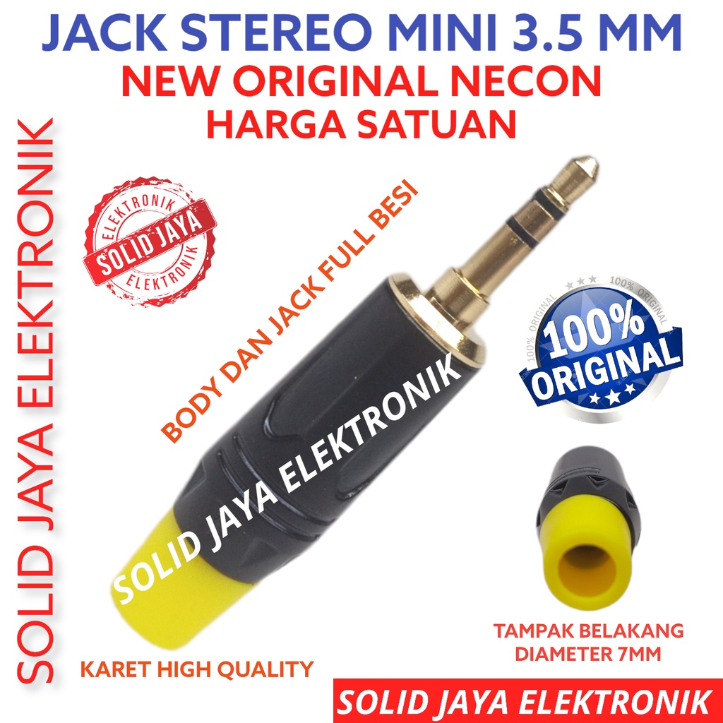 JACK AKAI MINI STEREO 3.5 MM NECON JAK JEK JECK JEC JAC PLUG MALE AKAI MONO MINI MIC MIK MICROPHONE STEREO KECIL 3.5MM BESI JAK AUDIO AMPLIFIER NECON ASLI ORI ORIGINAL