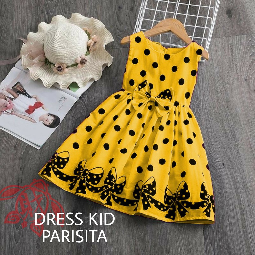 COD DRESS PARISITA /  BAJU ANAK CANTIK / HARGA MURAH TERJANGKAU / GOOD QUALITY