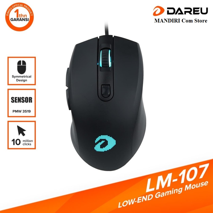 DAREU LM-107 KNIGHT Wired Gaming Mouse