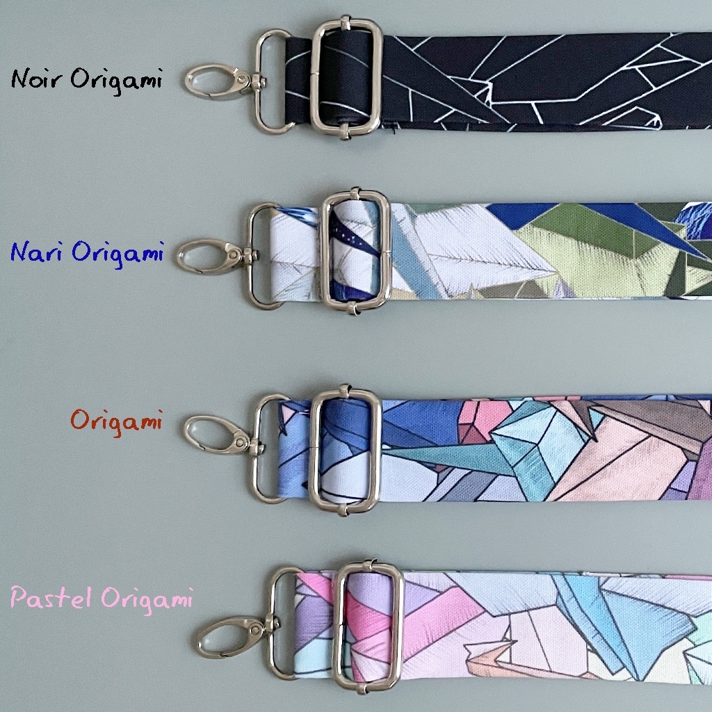 Strap Tas Tebal Panjang - Seri Origami