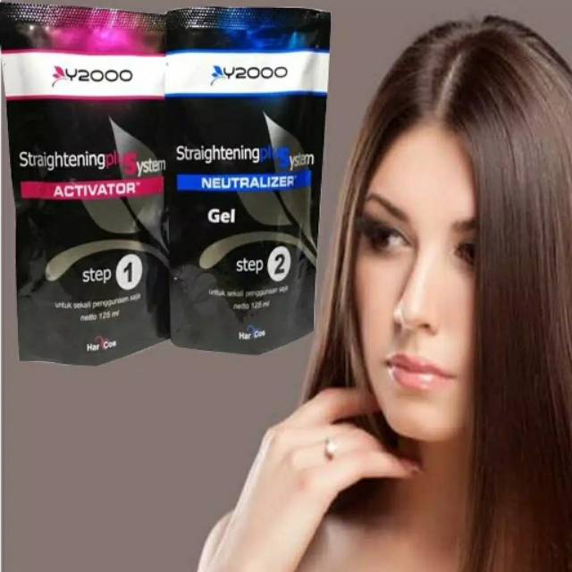 Y2000 MINI PELURUS RAMBUT SEKALI PAKAI | SMOOTHING SENDIRI | OBAT REBONDING