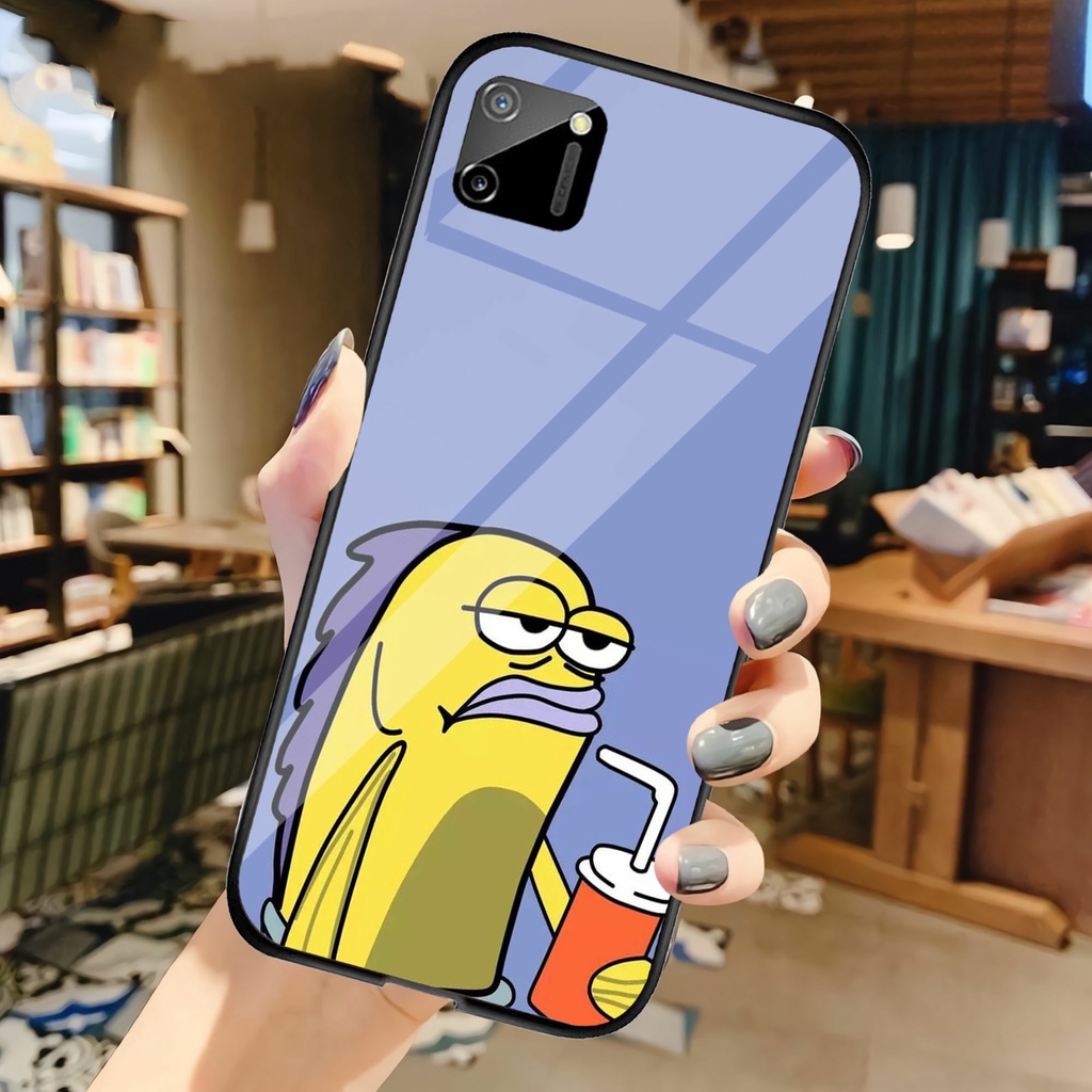 (U 155) Softcase Kaca Realme C11 2020 C11 2021  - Casing Hp Realme C11 2020 C11 2021 - Case Keren Re