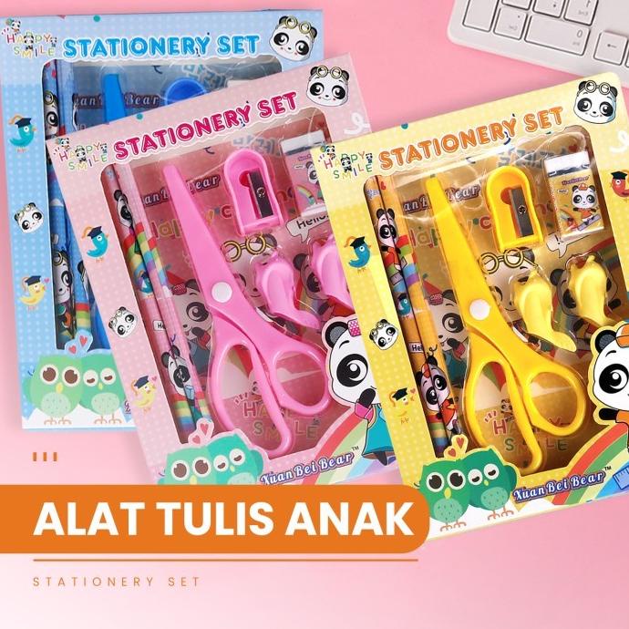 

Stationary Set WJB-002 Alat Tulis Anak Sekolah 4 In 1 Import
