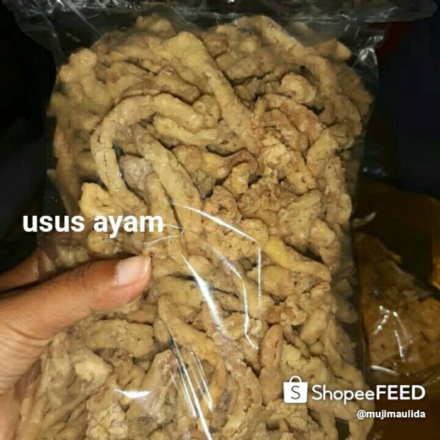 

Kripik usus , kripik tempe krispi