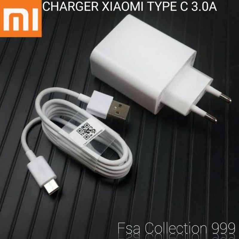 CHARGER XMI TYPE C 3A FAST CHARGE RDMI 9/9T/NOTE 7/NOTE 8/8 PRO/POCO F1/M3/5X/6X/6 PRO /7 PRO/(USB C MDY 11)