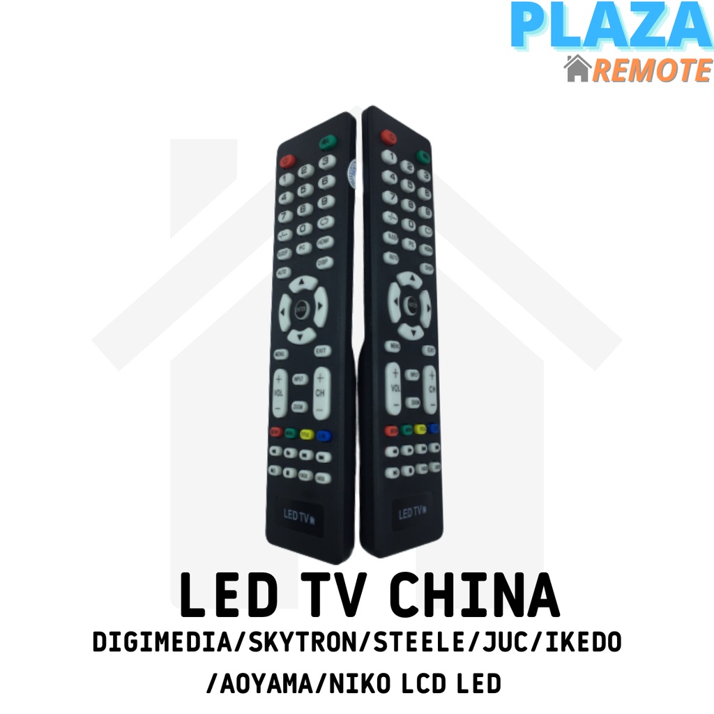 Remot / REMOTE LED TV CHINA /DIGIMEDIA/SKYTRON/STEELE/JUC/IKEDO/AOYAMA LCD LED / ecer dan grosir