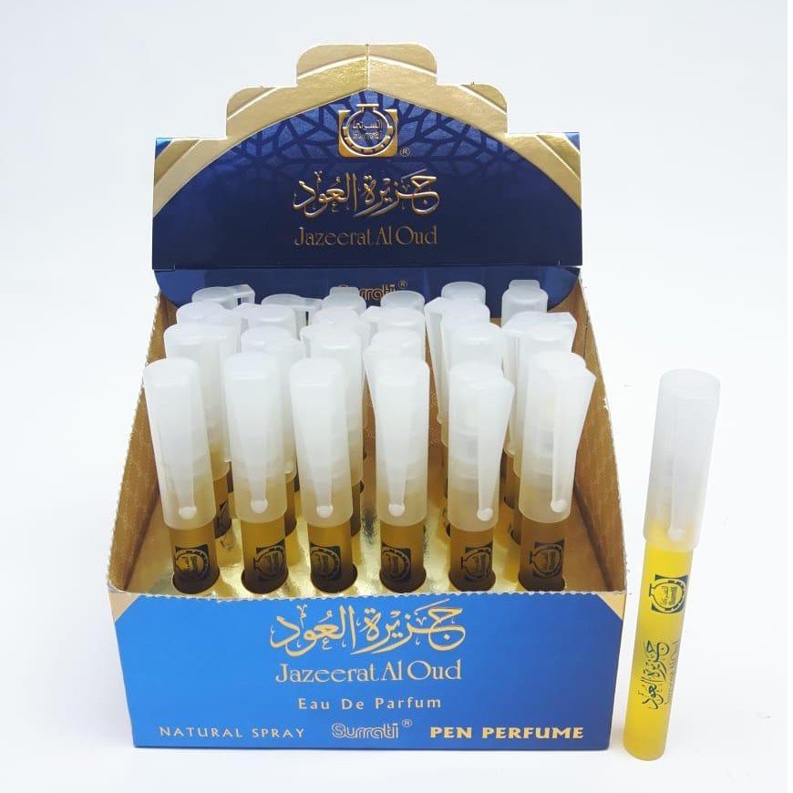 Parfum JAZEERAT AL OUD 8ml Pen Spray Original By Surrati | Pen Parfum Spray  8ml | Eau De Parfum