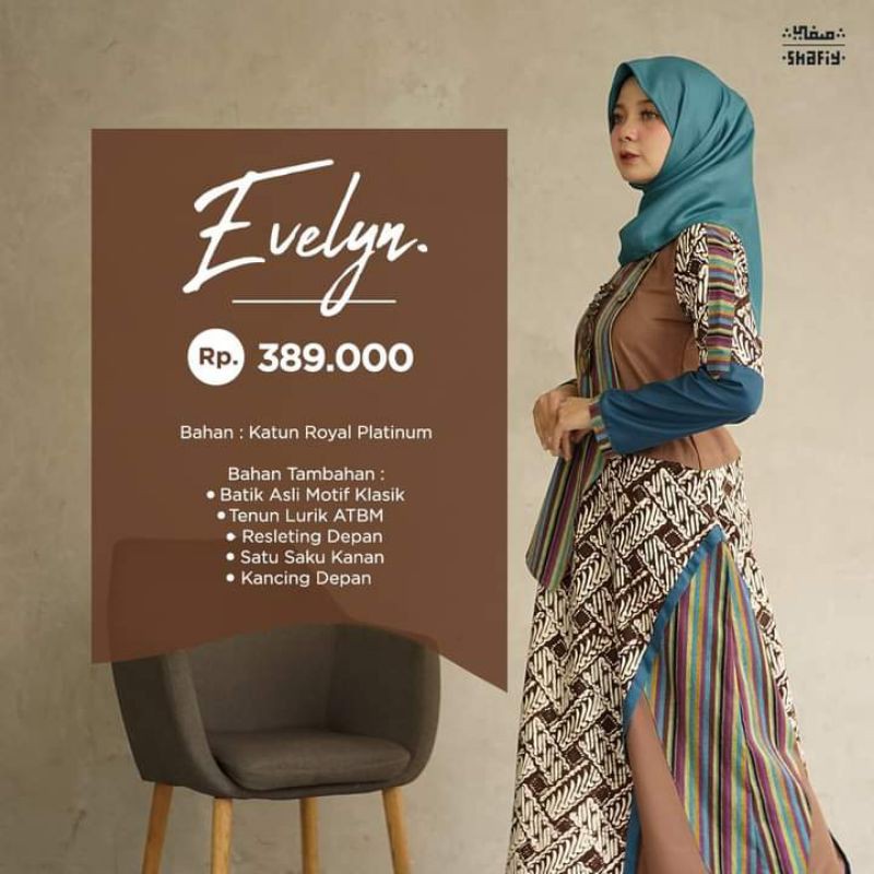 GAMIS ETNIK BATIK SHAFIY GBL EVELYN
