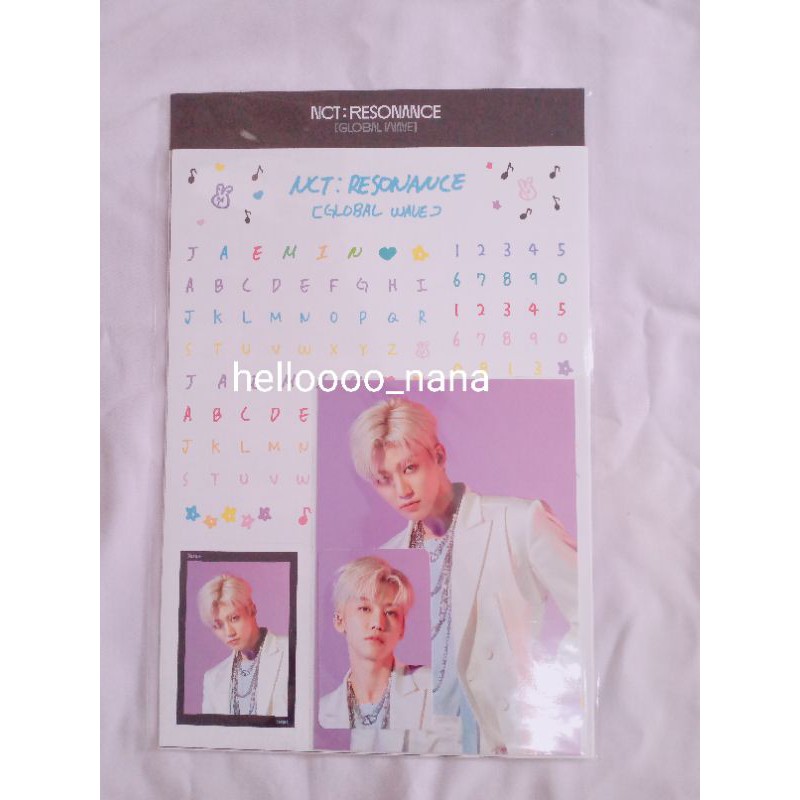 

READY SCRAPBOOK DECO STICKER + PHOTO SET JAEMIN