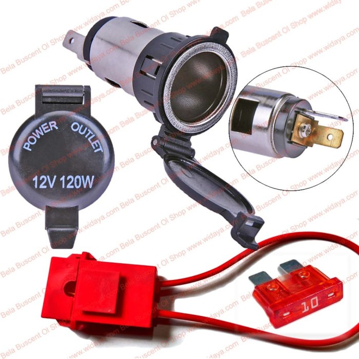 DIY CIGARETTE LIGHTER POWER OUTLET MOTOR MOBIL SOCKET WATERPROOF COVER