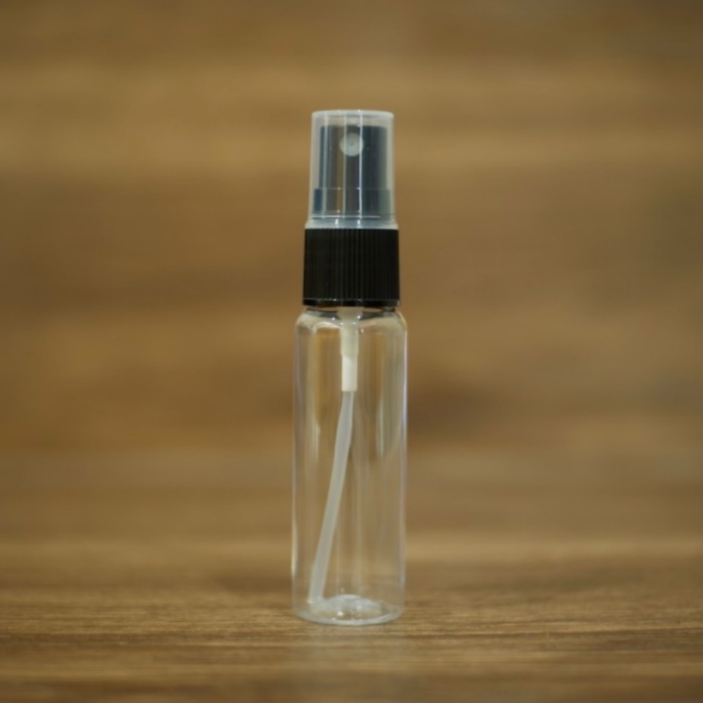 BOTOL PET BR 30ML NATURAL SPRAYER HITAM