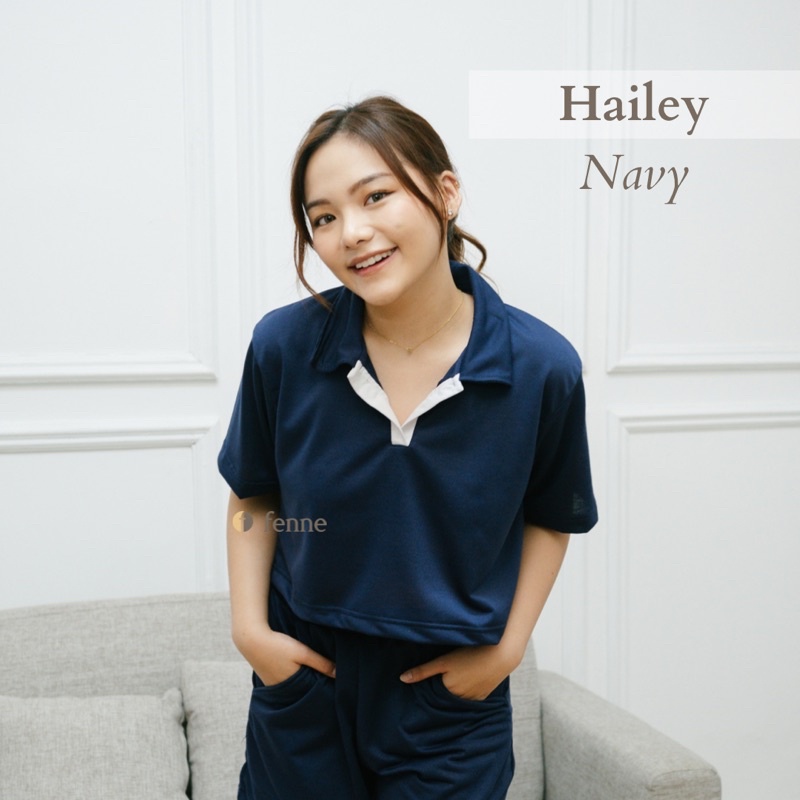 Fenne - Baju Tidur / Piyama / Baju Rumah Wanita Premium Hailey Set