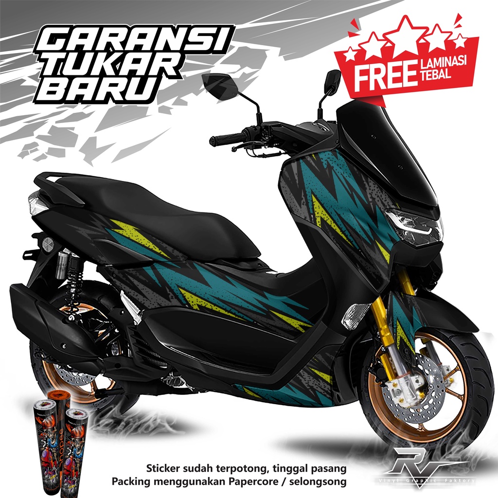 N19 Decal stiker Sticker New Nmax 2022 / Nmax old Full Body - Setriping Striping Custom nmax - Berga