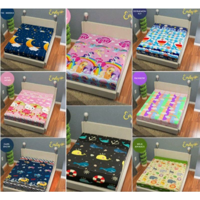 sprei homemade / sprai waterprof / sprei 100X200 / sprei buat satu orang tidur / sprei anti air / sprei anak