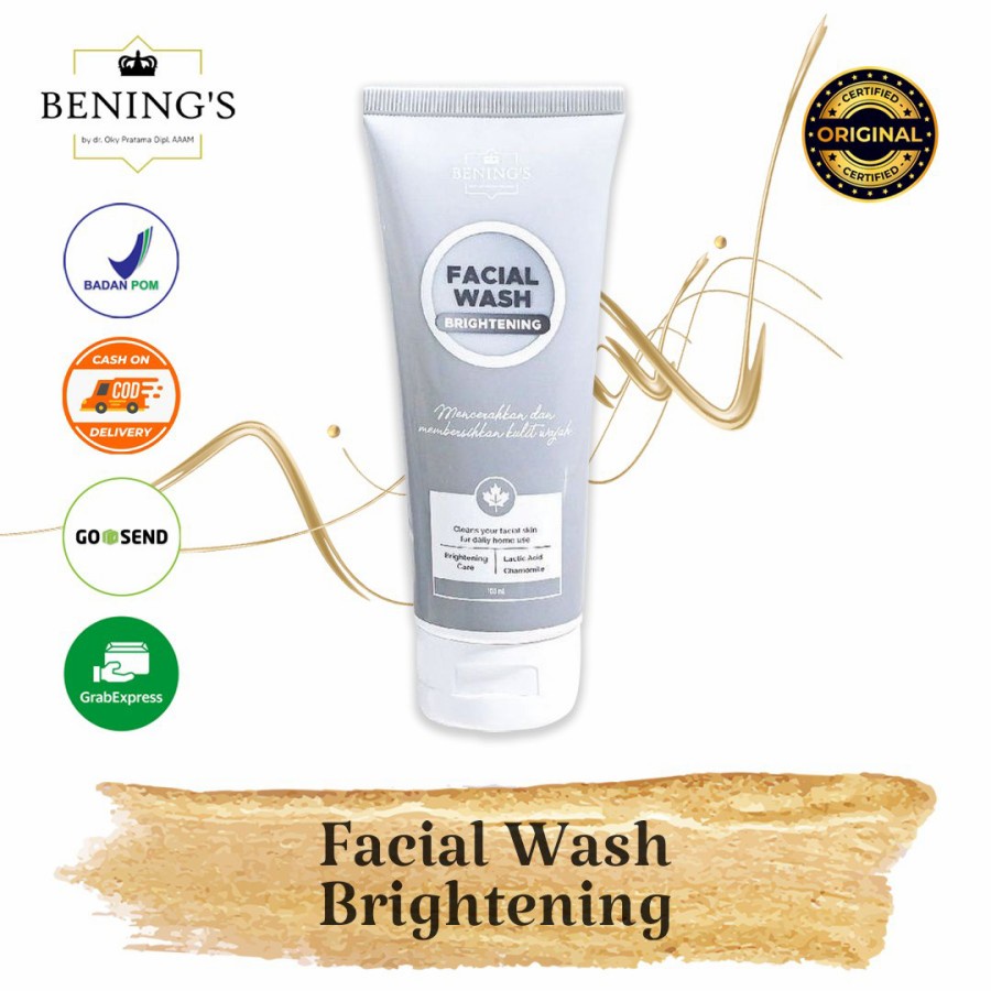 BENING'S SKINCARE DR. OKY PRATAMA FACIAL WASH BRIGHTENING