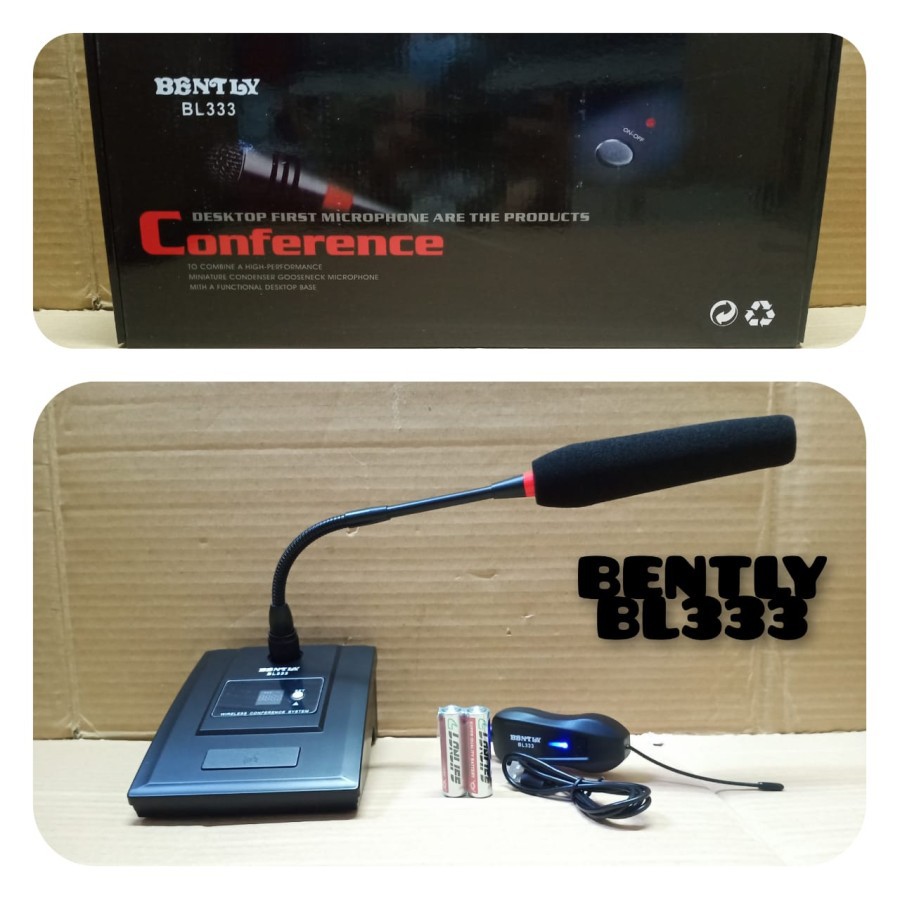 MIC MEJA WIRELESS BENTLY BL-333 CONFERENCE WIRELESS MICROPHONE BL 333