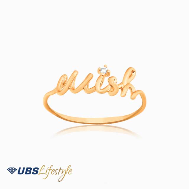 CINCIN EMAS UBS LINEA WISH LIMITED EDITION - 750 GOLD - CC15467