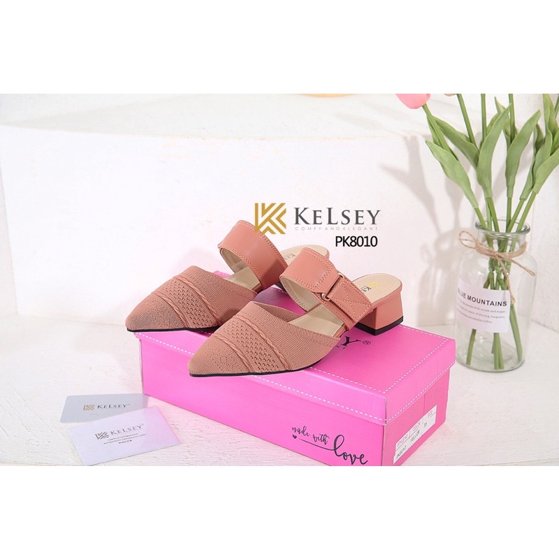 Kelsey Sandal Hak Tahu 4cm Wanita / Sandal Heels Wanita PK8010