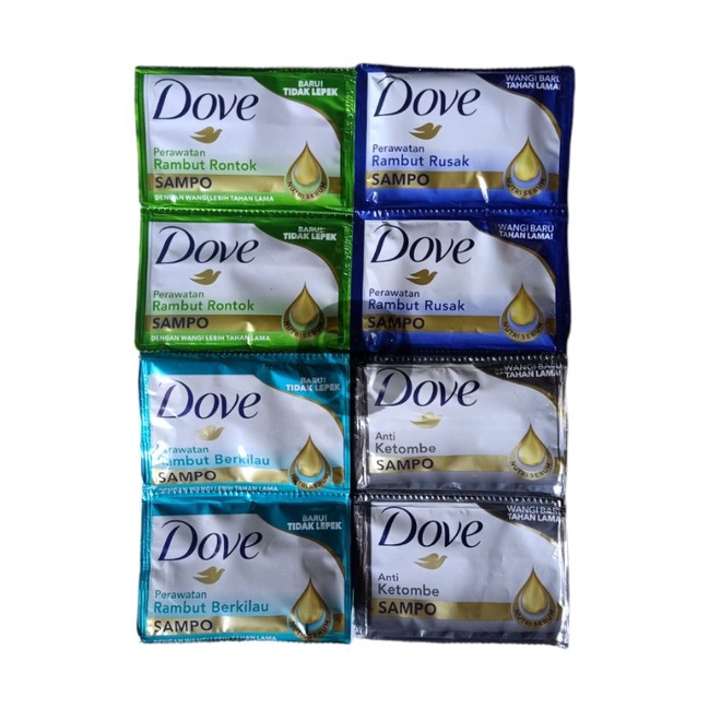 Shampo Dove Sachet Renteng Isi 12pc Sachet Shampo Dove Renceng