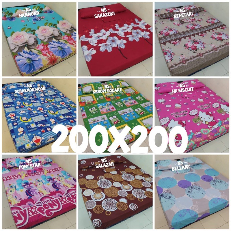 

Sprei motif karakter terbaru tulis motif di note
