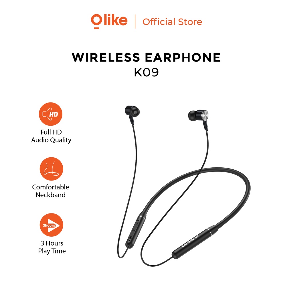 Olike Neckband Sport Bluetooth Earphone Headset Full HD Audio 3H ...
