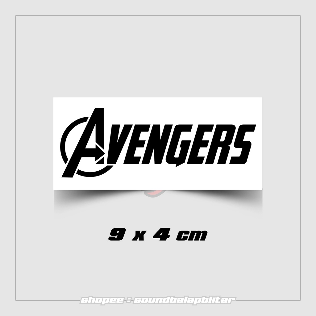 Stiker Film Marvel Batman Avengers Spiderman - Soundbalapblitar