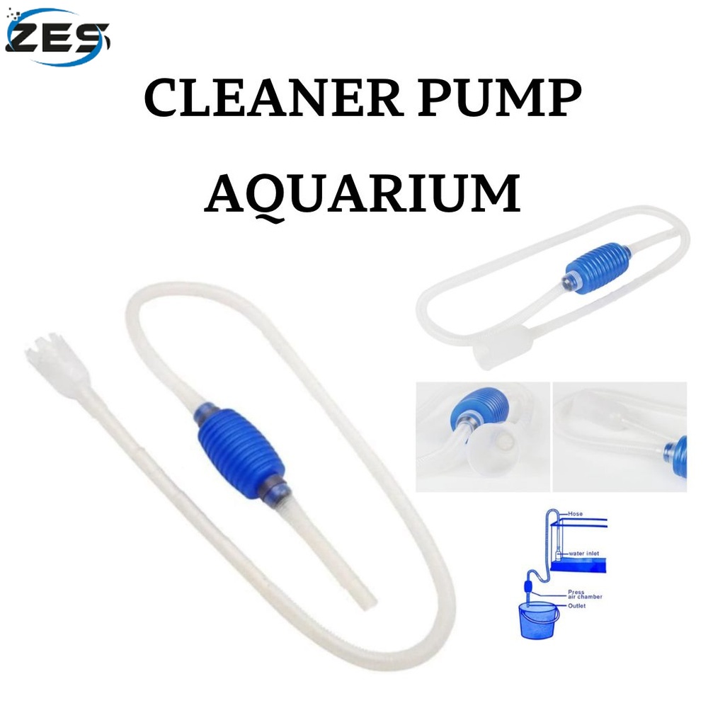 Jual CPA4 Pompa Tangan Alat Penguras Penyedot Aquarium Cleaner Pump