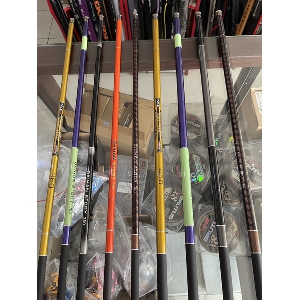 JORAN TEGEK CARBON MICROFISHING DAIHAN STORY 360cm dan 450cm