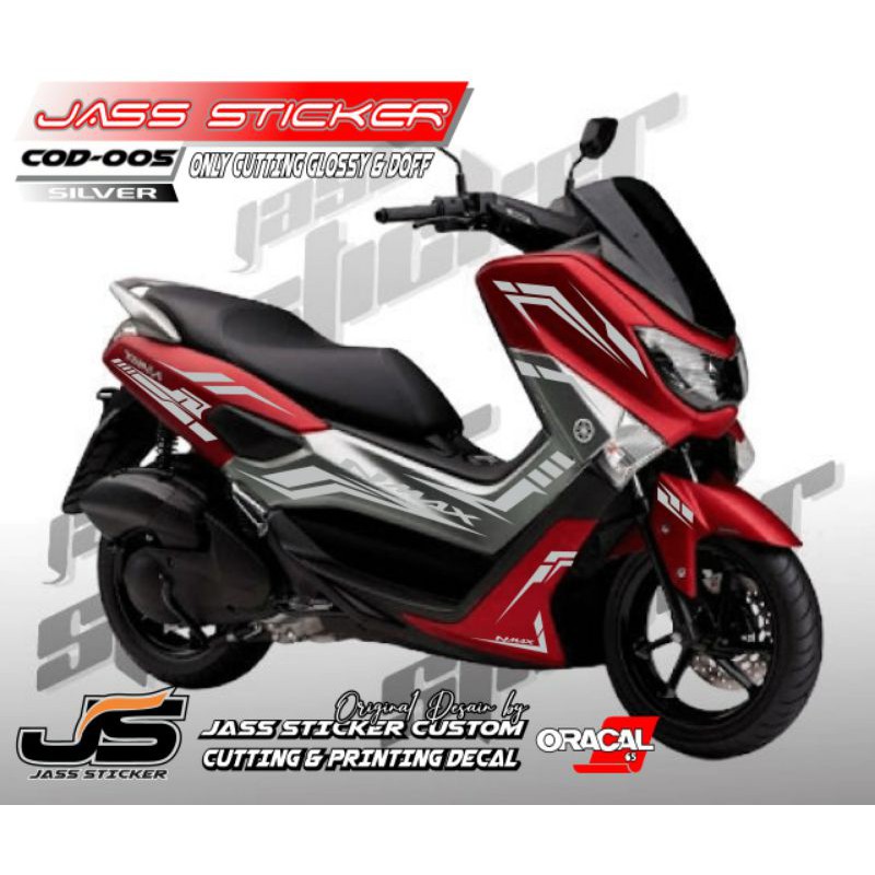 (COD) STICKER CUTTING NMAX / STIKER STRIPING NMAX 2017 / STRIPING VARIASI NMAX/ AKSESORIS MOTOR NMAX