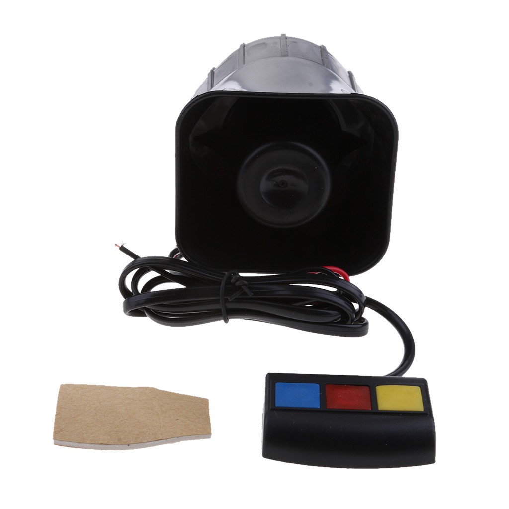 ZKXX Klakson Sirine Polisi Loud Speaker 4 Tone 30W - KX-5004 - Black