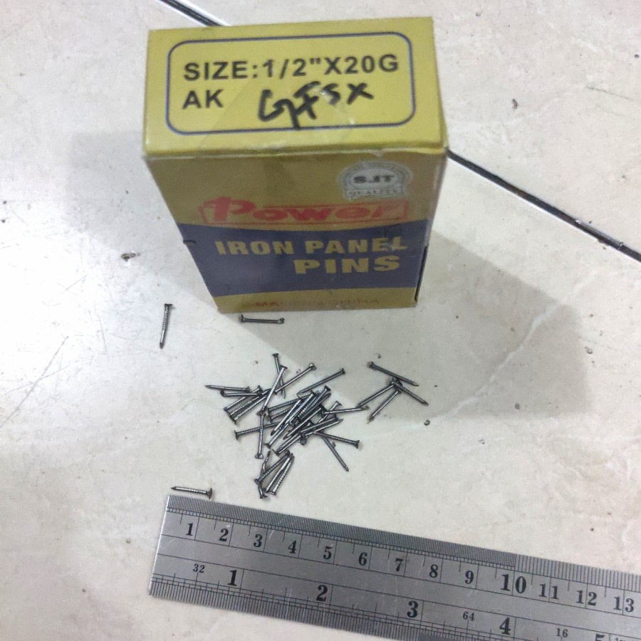 paku kayu tiplek paku biasa kecil / iron panel pins