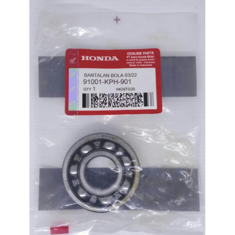 Bering roda belakang honda beat.vario, mio 60/22 uu 91001-KPH-901