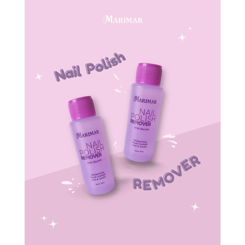 MARIMAR Nail Polish Remover - Pembersih Kutek - Pembersih Cat Kuku - 70ML_Cerianti