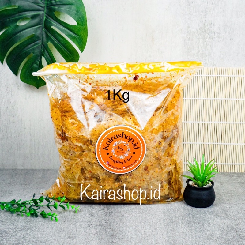 1 KG KRIPCA |  KRIPIK KACA PEDES DAUN JERUK | ORIGINAL DAUN JERUK