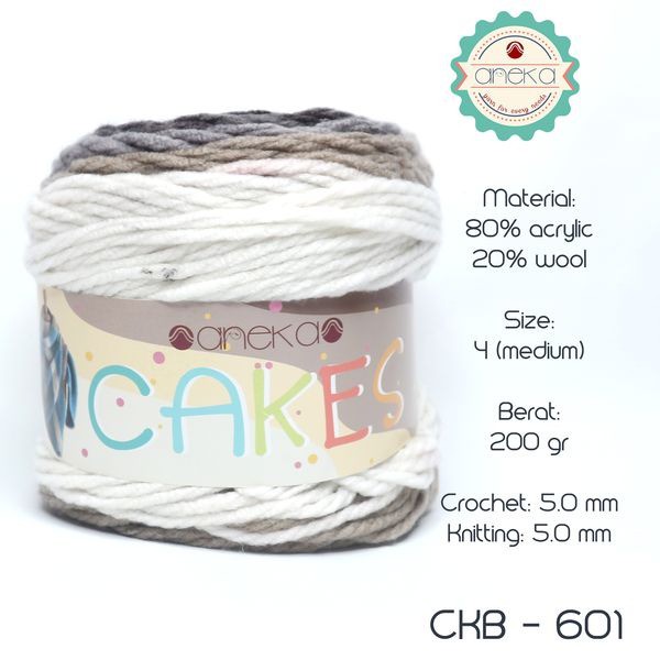 ANEKA - BENANG ANEKA CAKE / CAKES YARN - 601