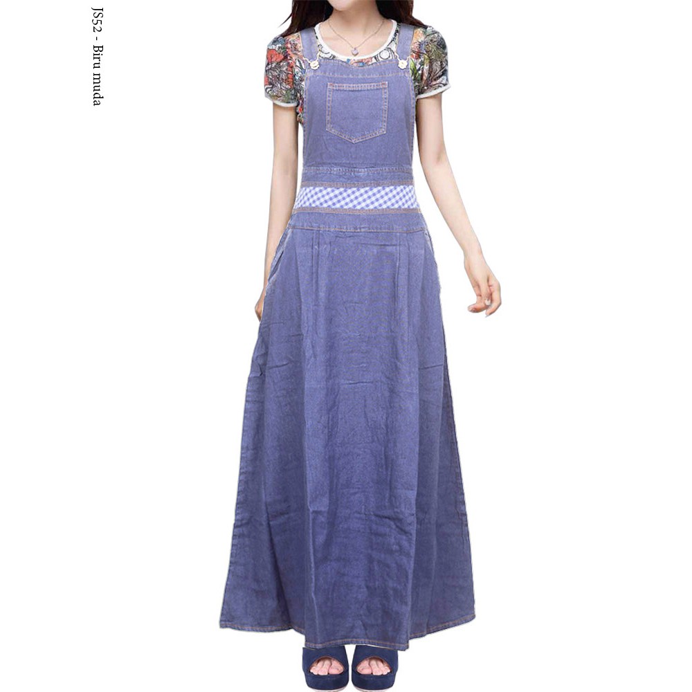 Gamis Muslim Set Overall Overal Remaja / Dewasa