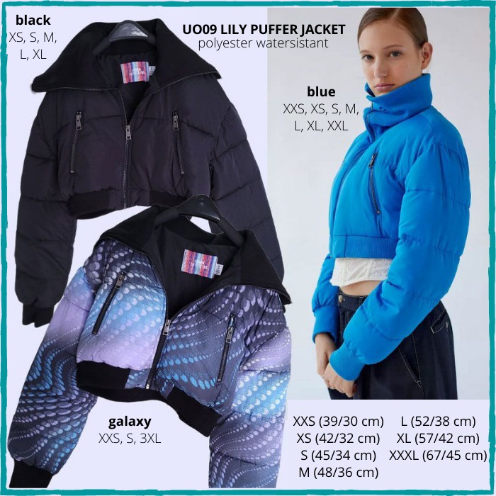 Jaket Branded Wanita - UO09 LILY PUFFER JACKET