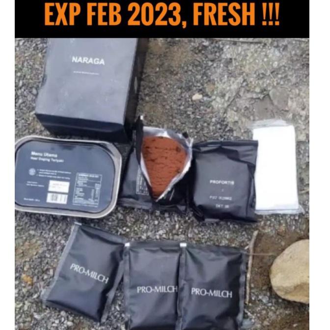 

[PRODUK HJ9F7] RANSUM NARAGA Ration Survival Food MRE TNI Indonesia Nasi kaleng siap saji makanan pendaki SAR 8HL
