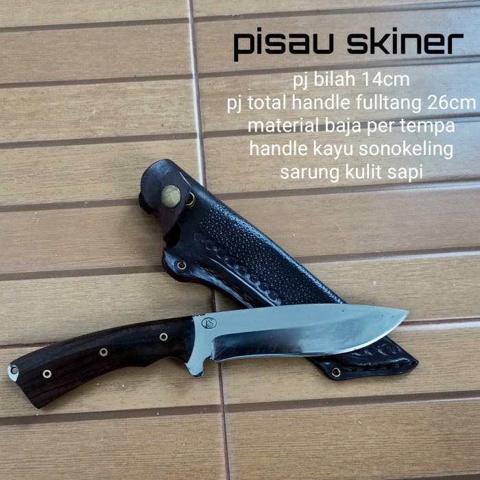 Pisau Seset Kulit - Pisau Skinner Seset Baja Per Tempa - Vivistecolection
