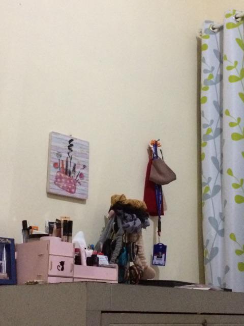 Wall Decor Shabby /poster Kayu / Ukuran 20x25cm / Make Up Pouch