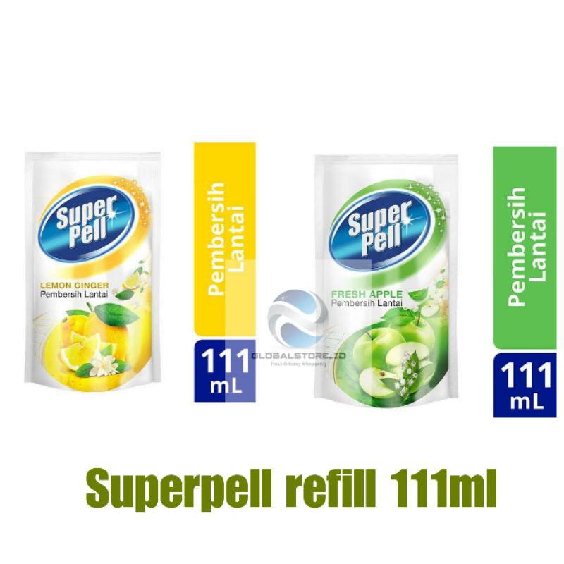 Super pell refill 111ml apel/lemon