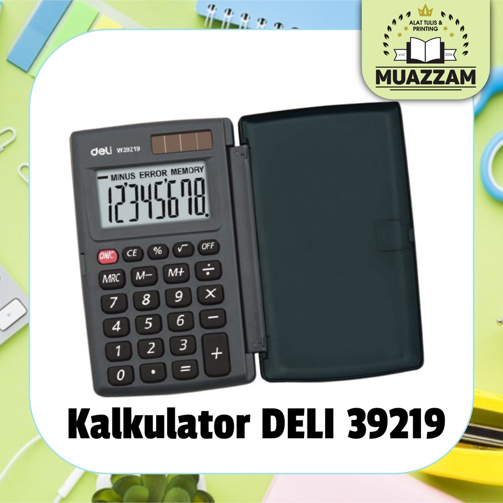 

Kalkulator Saku DELI 39219 / Pocket Calculator(Grey)