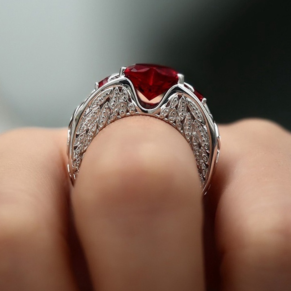 Hu Hu Hu Hu Hu Alat Bantu Pasang Kacamata♡ Cincin Bentuk Hati Bahan Alloy Gaya Eropa Untuk Wanita