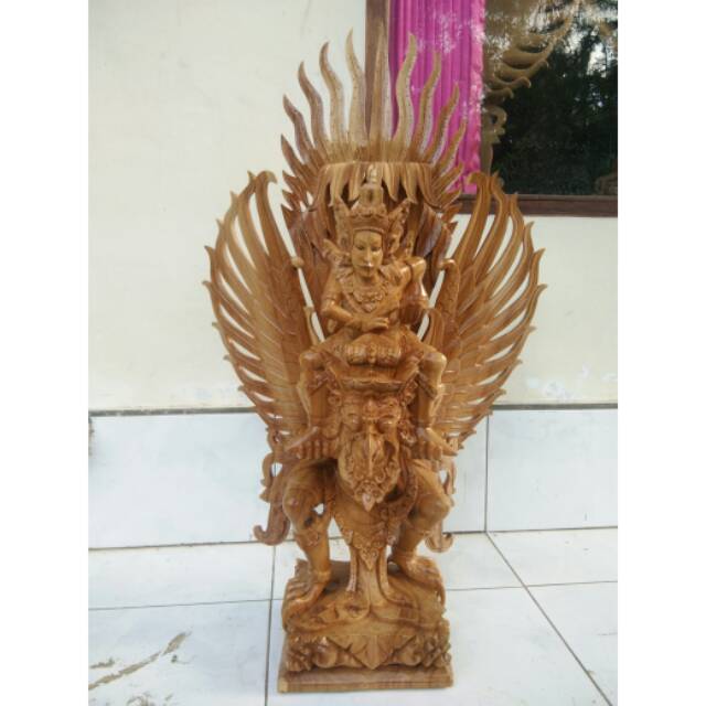 Ukiran Patung Bali Garuda Wisnu Kencana GWK 1meter