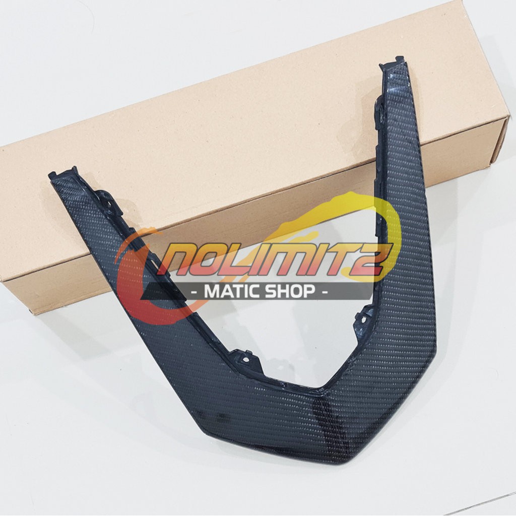 Cover Lis Body Windshield Dada Depan Carbon Kevlar Parts ORI NMAX 2020